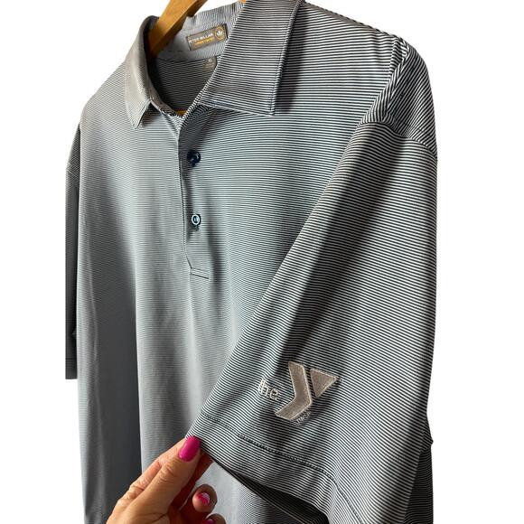 Peter Millar Summer Comfort Hales Performance Jersey Crown Sport Polo Size XL - Picture 8 of 10